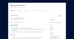 Desktop Screenshot of mjinternetservices.com